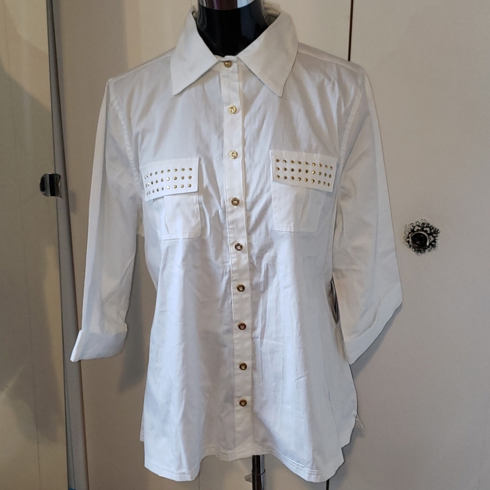 NWT cotton DEREON shirt sz 1x